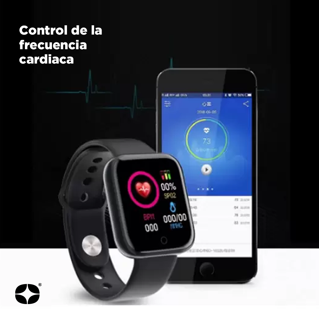 Smart Watch Y68 Reloj Doble Pulso