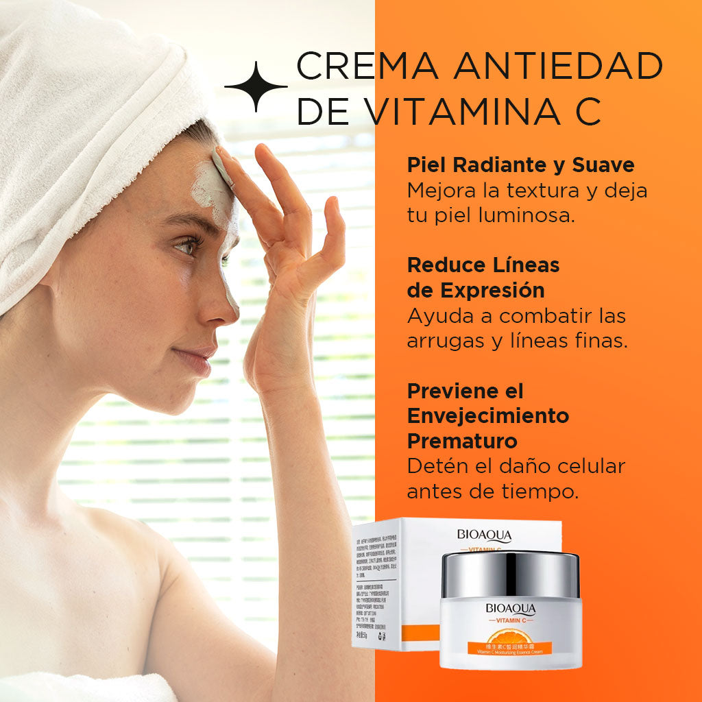 CREMA VITAMINA C BIOAQUA 50g