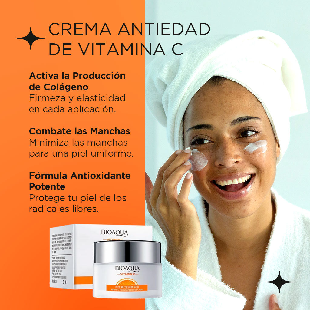 CREMA VITAMINA C BIOAQUA 50g